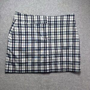 IZOD Golf Skort Women’s 4 Skirt Plaid Green and Blue Sports Outdoor 9902